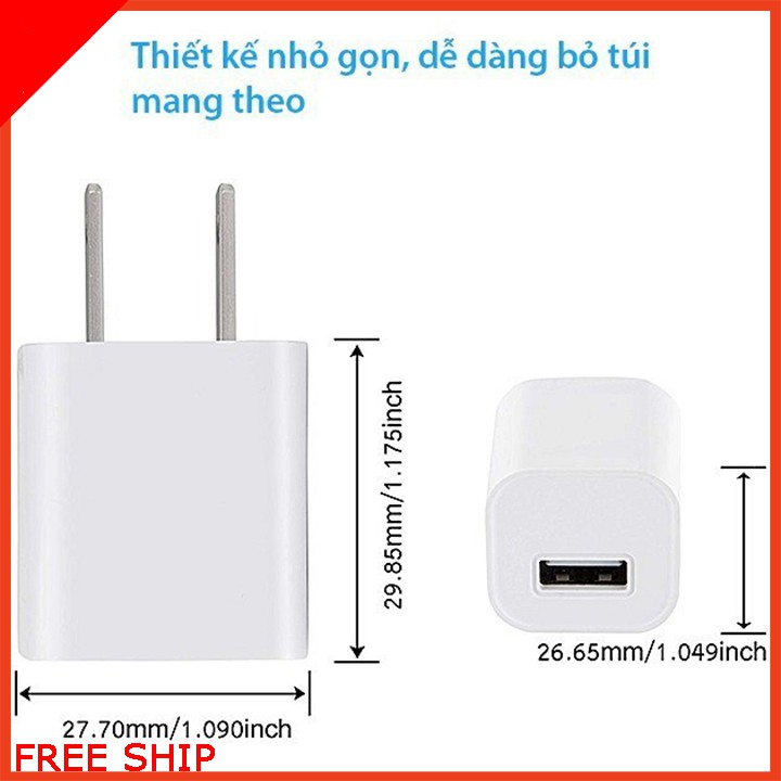 Củ Sạc IPhone VUÔNG Bảo Hành 12 Tháng-1 Đổi 1 lỗi do nhà sản xuất PHUKIENHAY