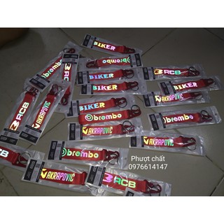 Móc khóa tem decal phản quang RCB siêu đẹp