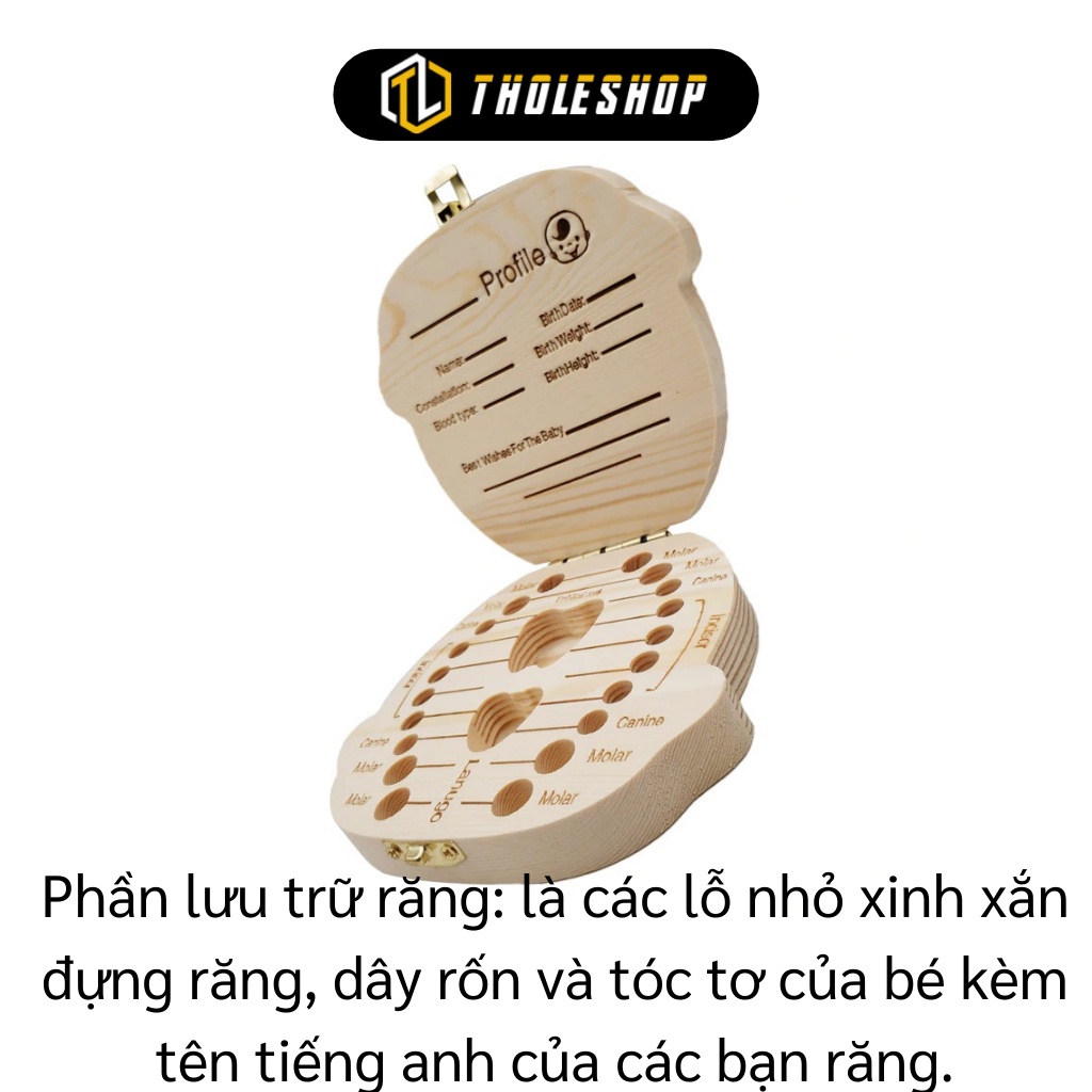 Hộp Đựng Răng Sữa - Khay Lưu Trữ, Cất, Bảo Quản Răng Cho Bé, Giữ Kỉ Niệm Đáng Nhớ 4114