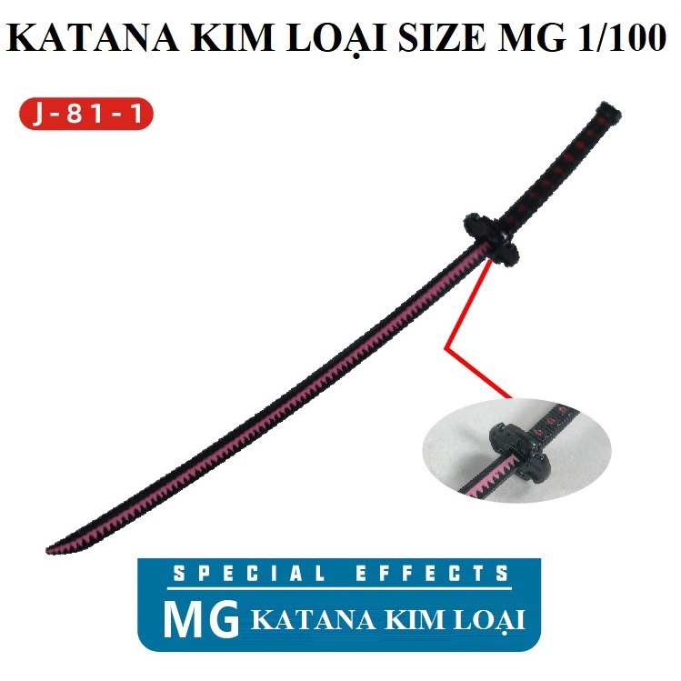 Bộ Phụ Kiện Mô Hình Katana VT J-80 J-81 Cho Gundam MG LBX Figure Đồ Chơi Anime