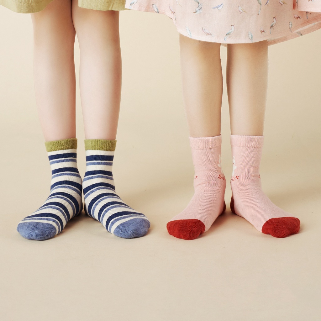 Vớ Cheerful Mario chất liệu cotton thoải mái cho trẻ em