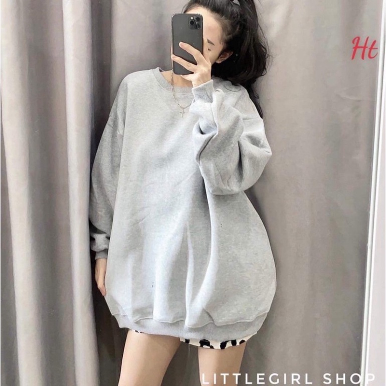 Áo sweart cotton trơn HT1121