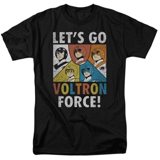 Áo thun tay ngắn cổ tròn in hình Voltron Lets Go Voltron Force