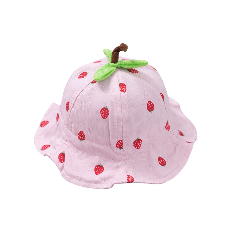 Mũ Cotton Mềm Chống Nắng Thời Trang Xuân Hè Cho Bé Gái