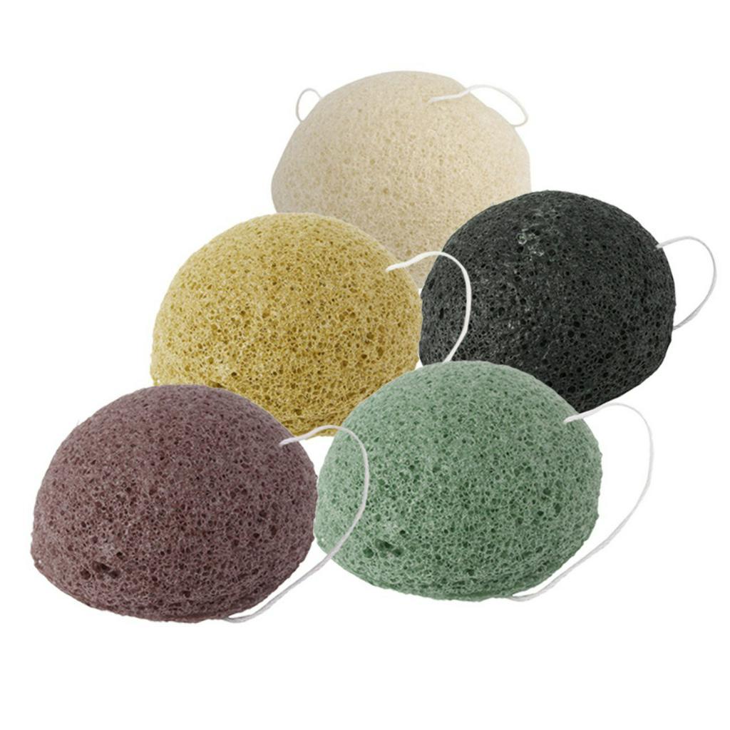 Bọt biển rửa mặt konjac thiên nhiên chăm sóc da