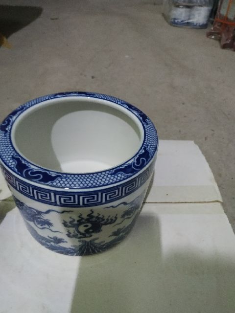 Bát nhang, Bát hương thờ men lam (MS : O.S)