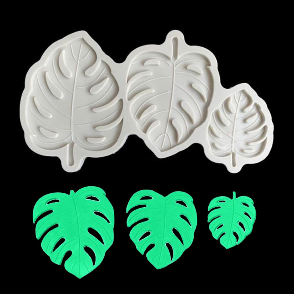 Khuôn Silicone Tạo Hình Lá Cây Trang Trí Bánh Diy