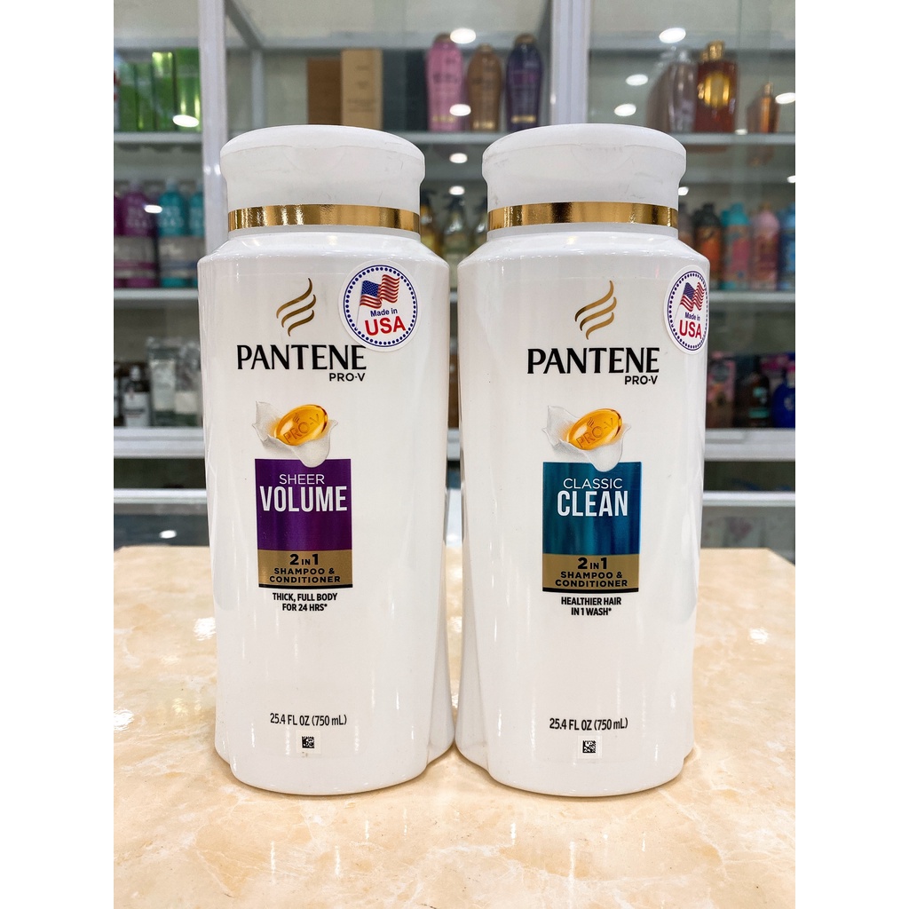 Dầu Gội &amp; Xả 2in1 Pantene Pro-V USA 750ml