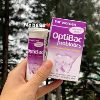 Men Optibac tím 30 viên hàng nội địa Uk