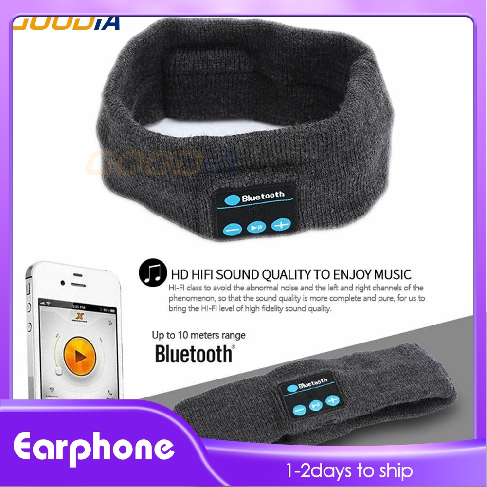 Băng Đô Thể Thao Tích Hợp Tai Nghe Bluetooth Không Dây Có Mic