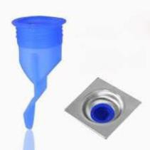 Bịt cống silicon chặn mùi hôi cống bộ nắp phễu thoát sàn chống trào ngược ngăn côn trùng khử mùi 88146 NÚT CỐNG XANH