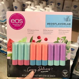 Son Dưỡng Môi Hữu Cơ EOS USDA Organic Smooth Lip Balm [Set 9 tuýp]