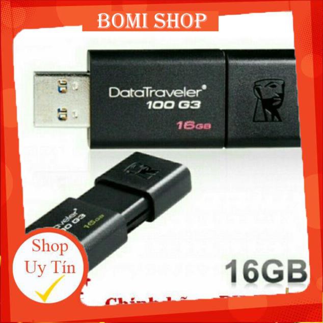 Hàng Chính Hãng_ USB Kingston 16GB 3.0 DT100 G3 -hàng chính hãng do FPT phân phối -bảo hành 5 năm tại FPT