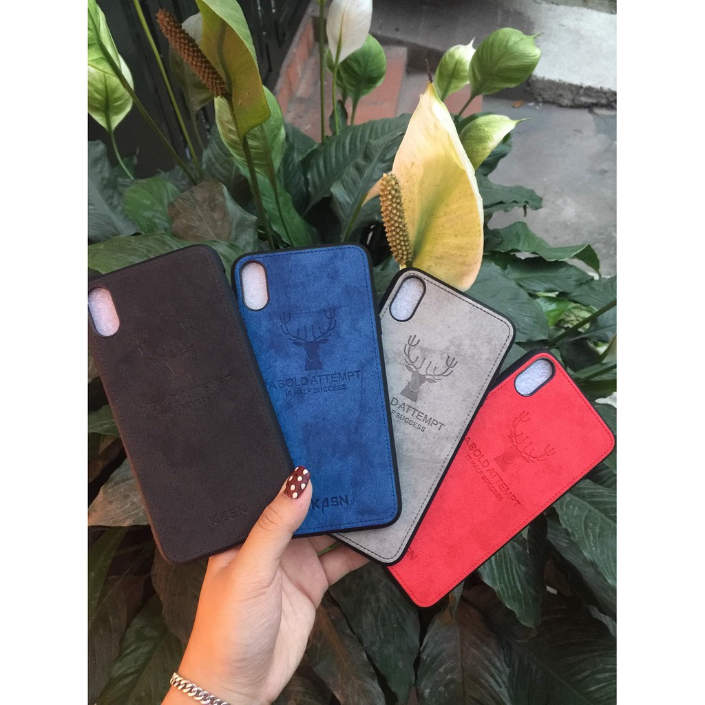 Ốp da đầu hươu iphone