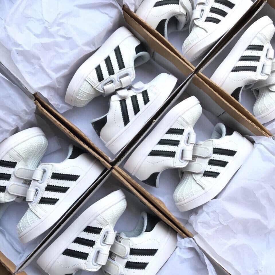 GIÀY THỂ THAO ADIDAS 3 SỌC LOẠI 1 SIÊU MỀM ÊM CHÂN BÉ SIZE 20-30 13590 - BIGBABY SHOP