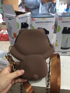 Túi gấu silicon