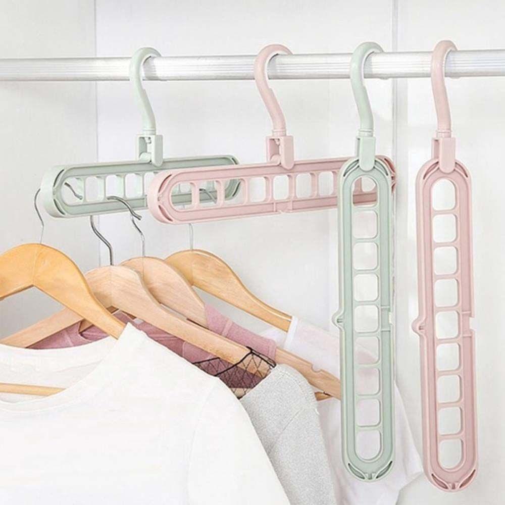 Móc Phơi Đồ 9 Lỗ Hình Tròn Có Thể Gấp Gọn Tiện Dụng