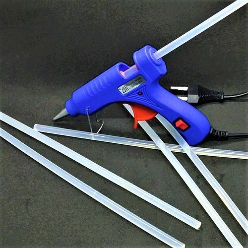Súng bắn keo 20w Tặng 10 thanh keo nến dài 25cm