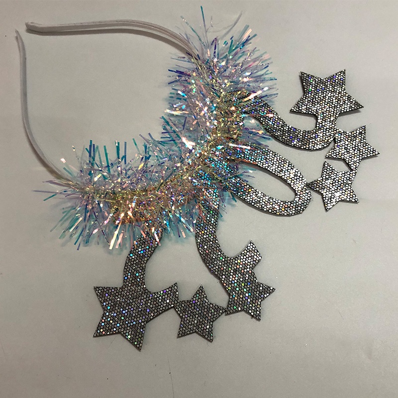 Băng Đô Đính Kim Sa Lấp Lánh Mừng Năm Mới 2022