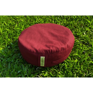 Bồ đoàn (đệm, thảm, gối) ngồi Thiền trụ tròn - tròn dẹt, kaki, ruột vỏ đậu xanh ngồi thoáng mát