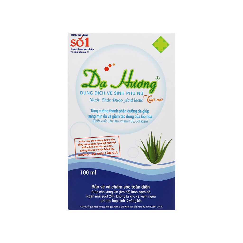 Dung dịch vệ sinh phụ nữ Dạ hương 120ml