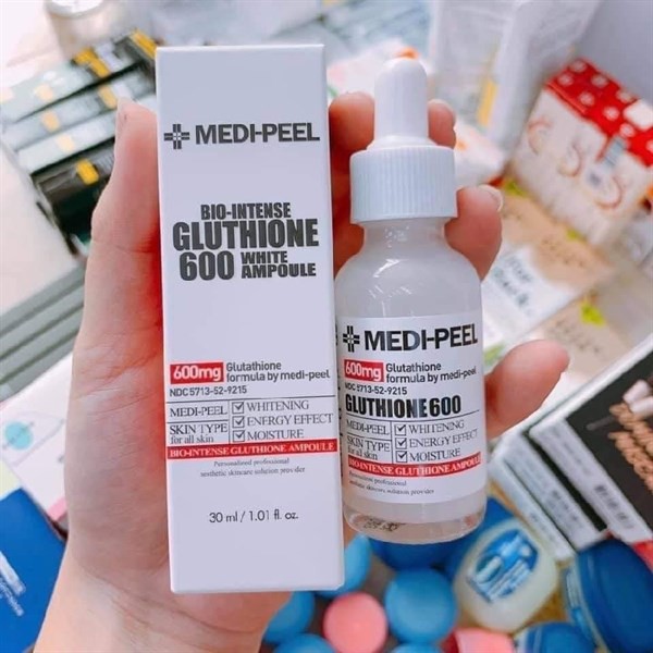 Tinh Chất Dưỡng Trắng Cấp Ẩm Phục Hồi Da Medi-Peel Bio-Intense Gluthione 600 White Ampoule