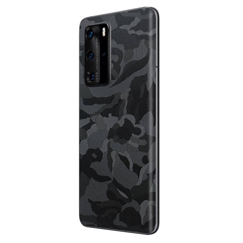 Huawei P40 Black Camouflage Back Film P20 Frosted Protection Sticker P30 Full Coverage Rear Film P40PRO Scratch-Resistant Color Filter