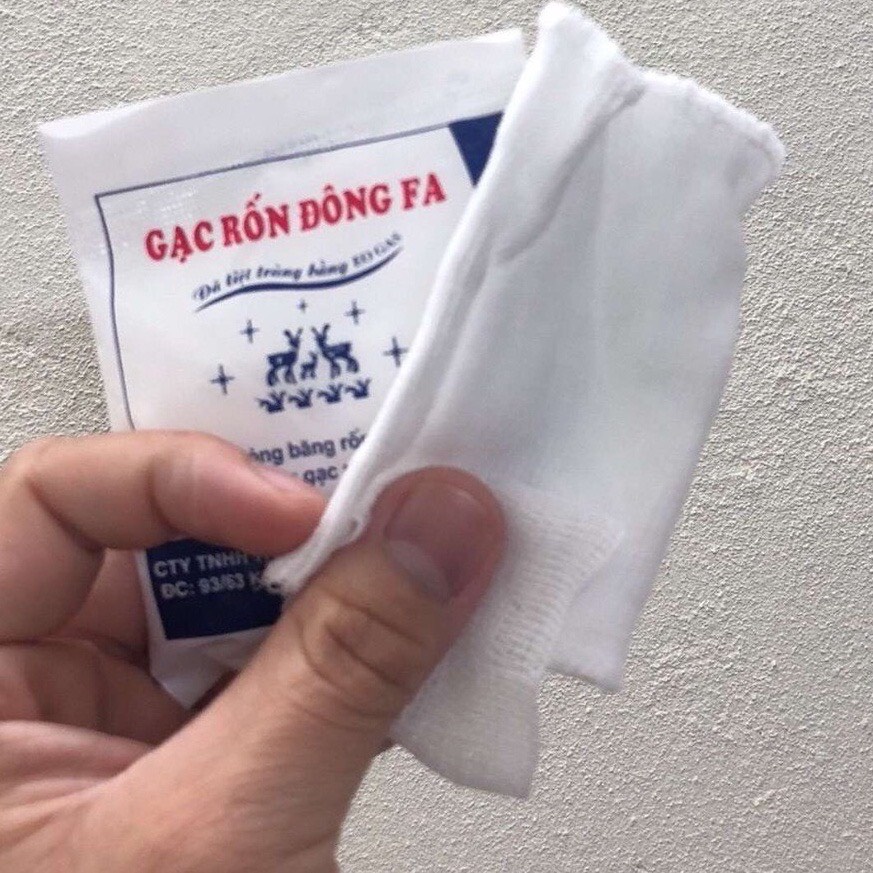 Hộp 3 Băng rốn, Gạc rốn đông pha cho bé, băng vết thương chân tay