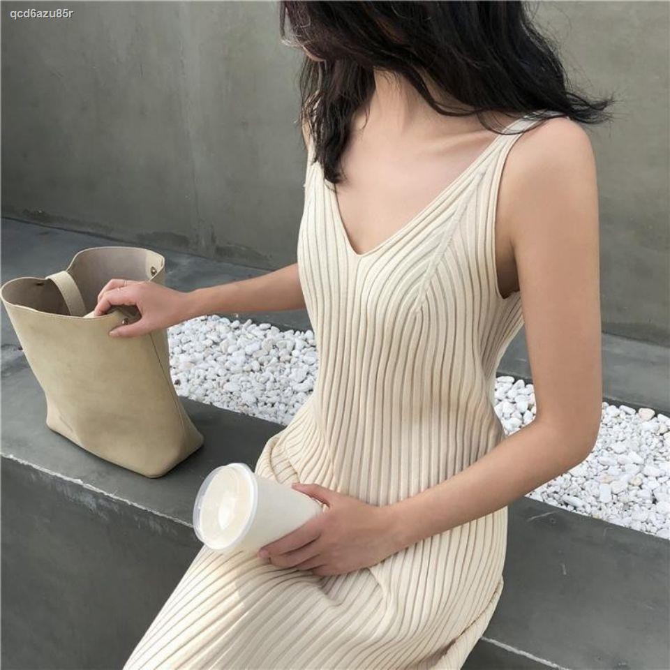 Xuân / hè 2021 Áo vest mới kiểu Hàn Quốc sang trọng kết hợp tất cả các váy dệt kim nữ không tay có thể mặc bên ngoài