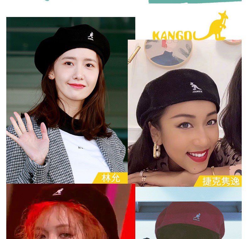 Mũ beret Len Mỏng Mùa Hè Phiên Bản Hàn Quốc / Anh / retro / Nhật Bản / Kangol / kangaroo Cho Nữ