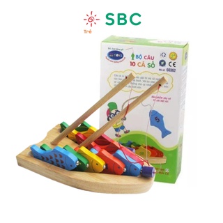 Đồ chơi gỗ Winwintoys Câu 10 cá số