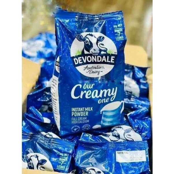 Sữa bột Devondale Úc nguyên kem 1kg date 3/2023