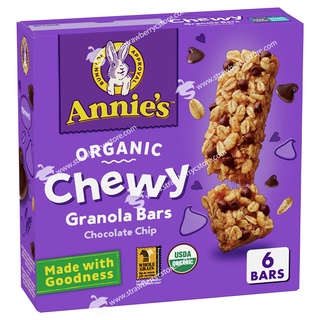 Ngũ Cốc Ăn Sáng Socola Chip Dạng Thanh Hữu Cơ Annie s Organic Chocolate