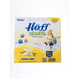 Lốc 4 hộp Váng sữa tươi Hoff hương vani và sữa non Hoff 220gr