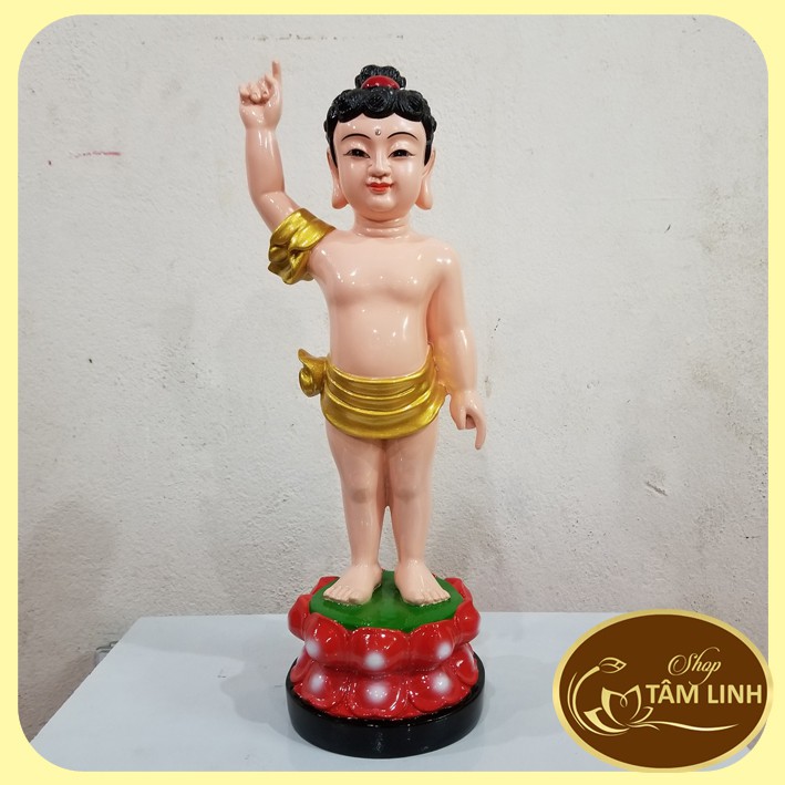 Tượng Đức Phật Đản Sanh cao 38cm