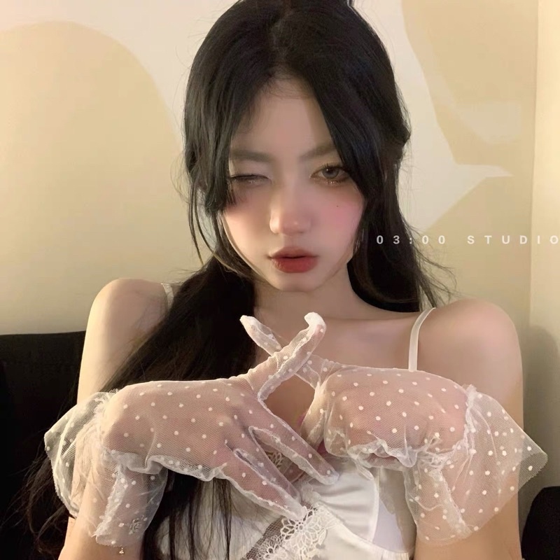 Găng tay ren bi, phụ kiện chụp ảnh