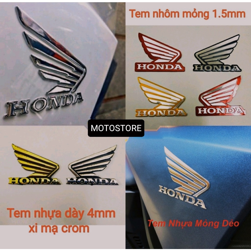 Tem Honda Cánh Én ( giá 1 cặp )
