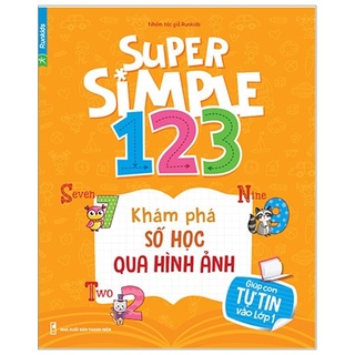 Sách Super Simple 123 - Khám phá số học qua hình ảnh (Tặng khóa học tiếng anh online)