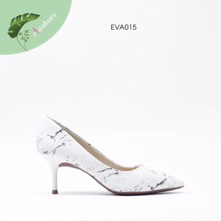 Giày Cao Gót Đế Nhọn Evashoes - Eva015(Màu Đen,Kem,Vân Đen)