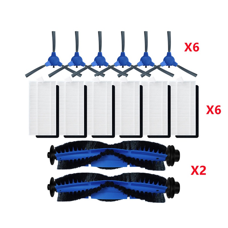 Chổi Chính Và Tấm Lọc HEPA Cho Robot Hút Bụi Anker Eufy Robovac 11S, 12, 15T, 15C, 25C, 30, 30C, 35C
