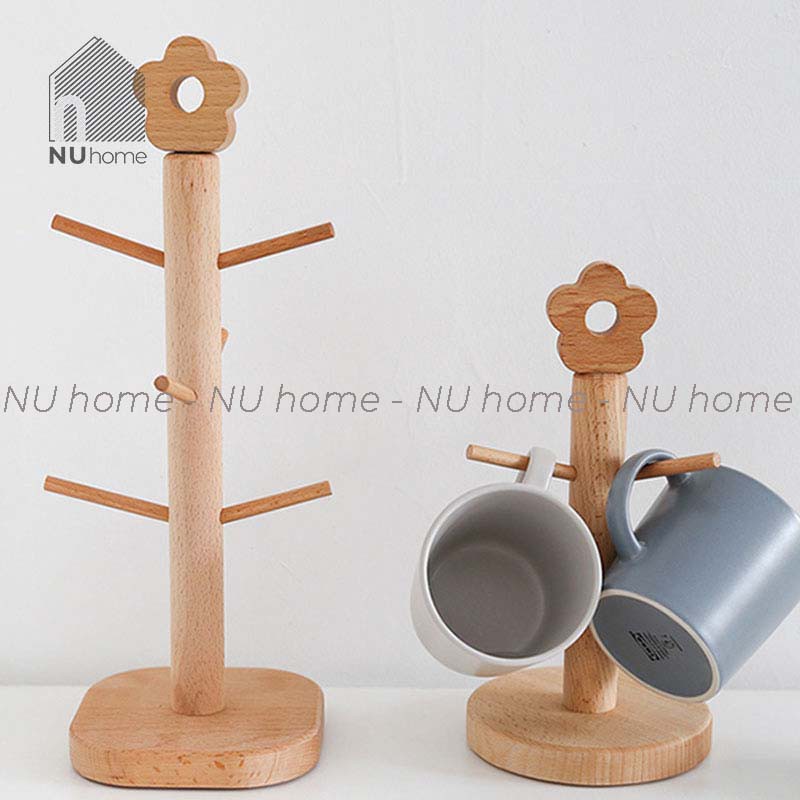 nuhome.vn | Cây treo ly - Chiro, cây treo ly bằng gỗ cao cấp thiết kế đơn giản sang trọng