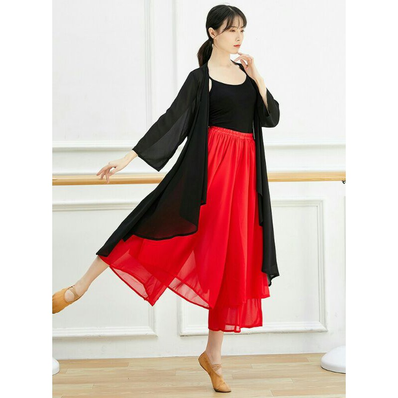 [Có sẵn màu Đỏ] Áo choàng múa Tuệ Nhiên | Trang phục múa cổ trang A34