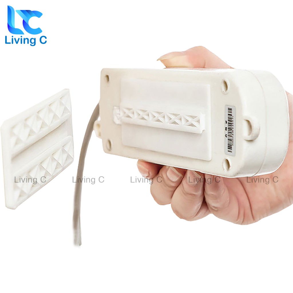 Treo cục phát wifi , ổ cắm điện , remote với bộ dán tường Living C tháo lắp tiện lợi _T24