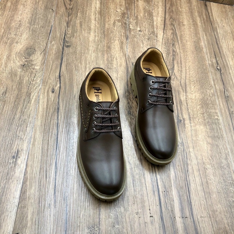 Giày Boot nam da bò nguyên tấm