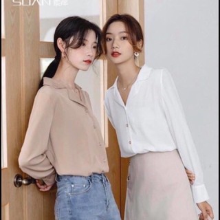[Ảnh thật]Áo sơmi công sở siêu xinh
