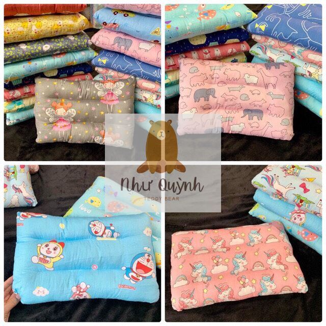 Gối massage cho bé nhiều mẫu cute - kích thước 25cm*40cm*5cm