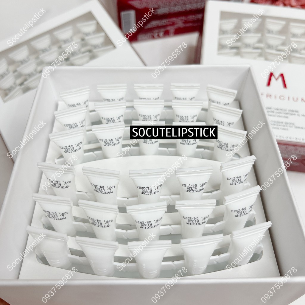 Date 4.24 - Serum Matricium - tinh chất làm khỏe, phục hồi da tổn thương Set 5 - Set 10 - Full 30 ống