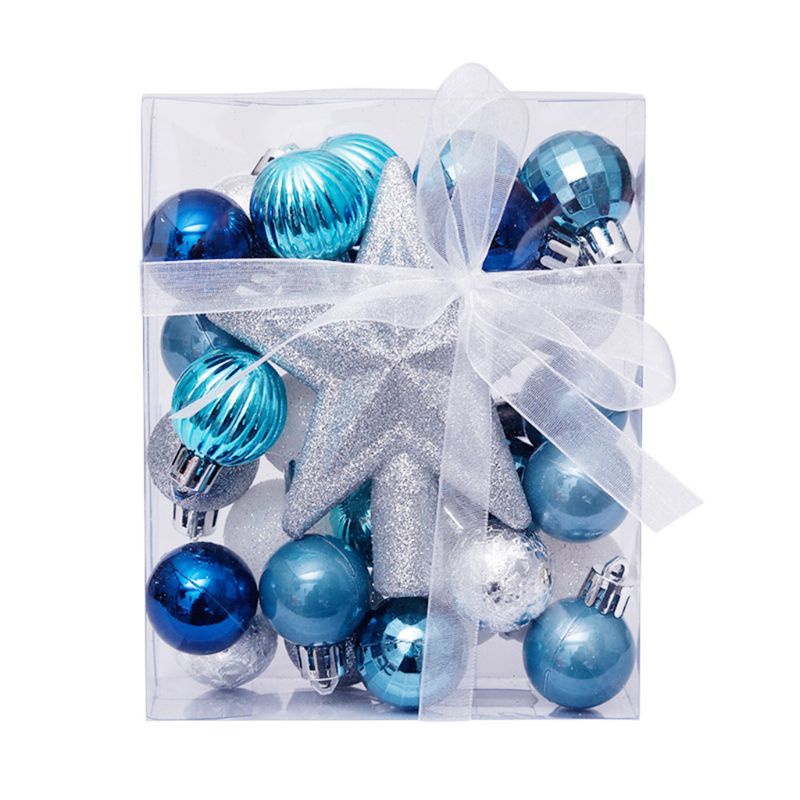 Set 30 Trái Châu 3cm Trang Trí Cây Thông Noel