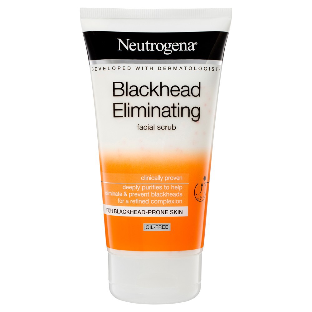 [TOP 1 SHOPEE] Tẩy da chết giảm mụn đầu đen Neutrogena Blackhead Eliminating Facial Scrub 150ml (Bill Anh)