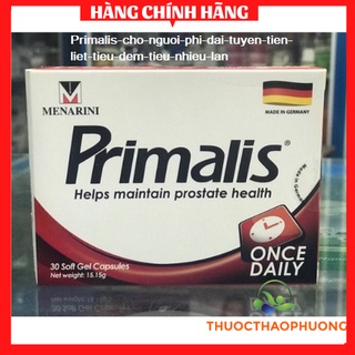 Thực phẩm PRIMALIS - dành cho u xơ,phì đại tuyến tiền liệt